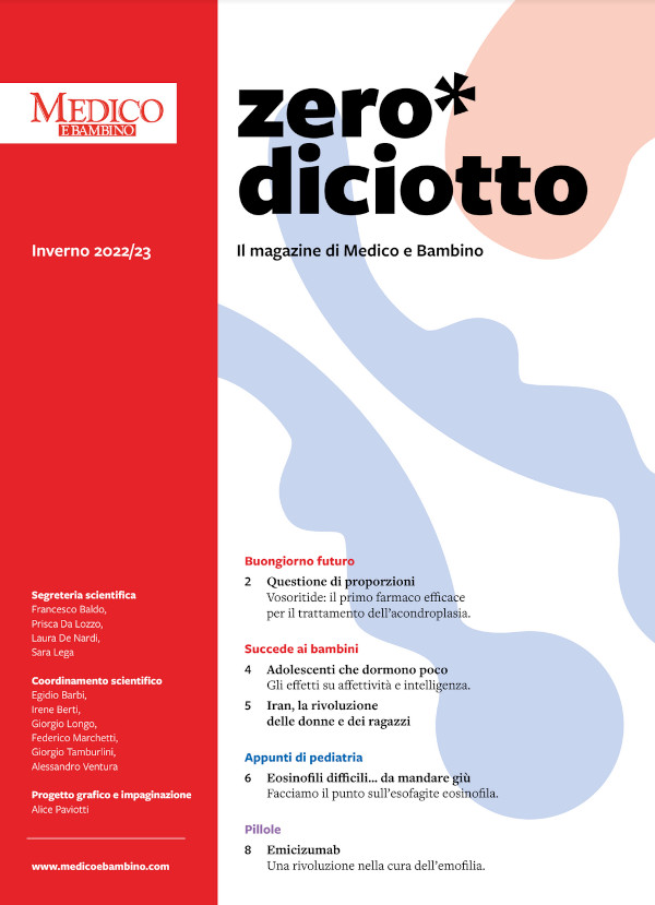 ZeroDiciotto Il magazine di Medico e Bambino
