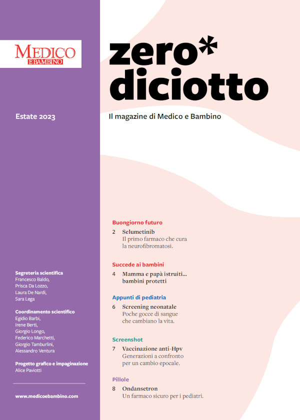 ZeroDiciotto Il magazine di Medico e Bambino