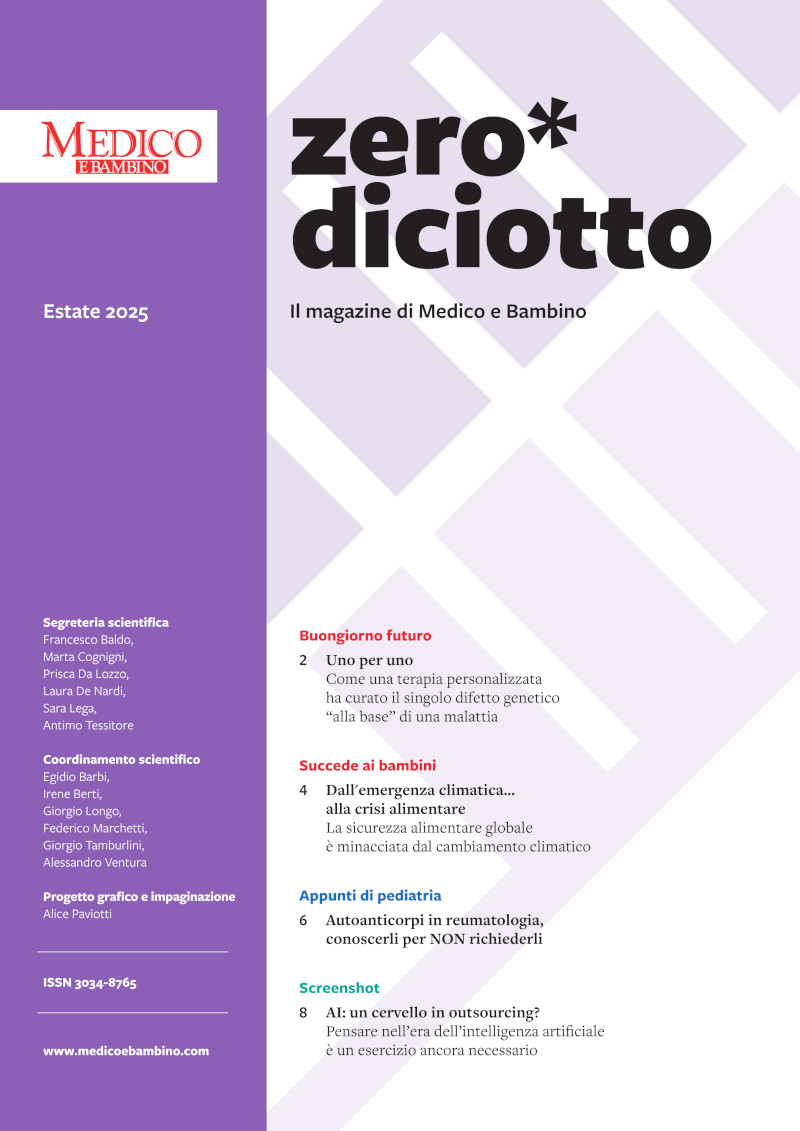 ZeroDiciotto Il magazine di Medico e Bambino
